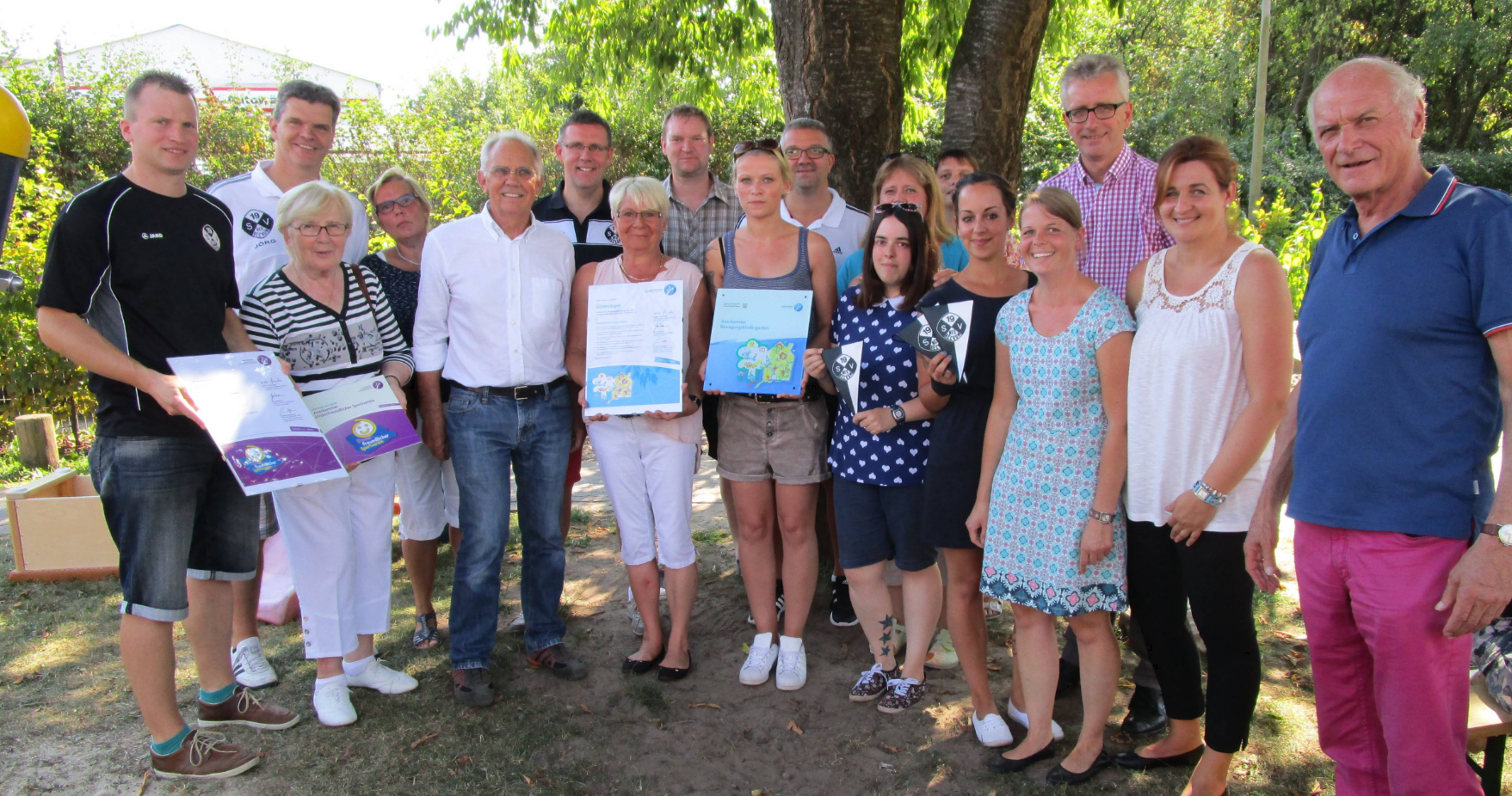 Kindergarten-Kooperation-Gruppenfoto